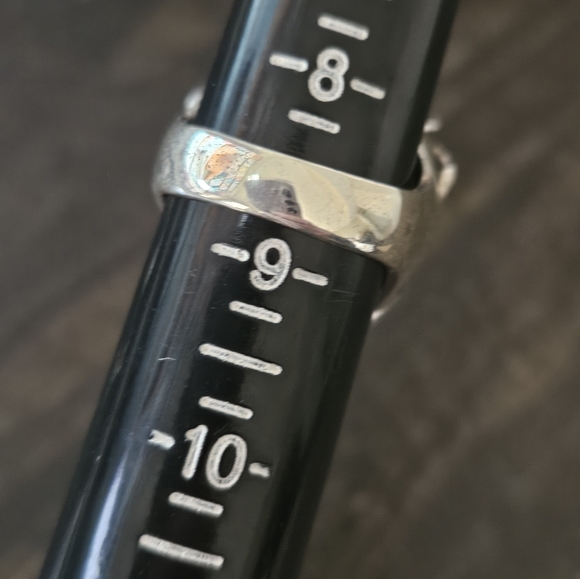 Vintage Sterling Silver Lions Head Ring - Picture 3 of 5